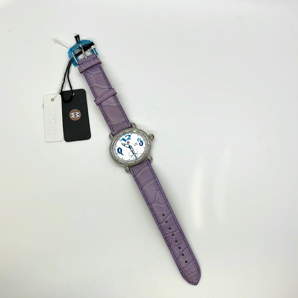 NWT Michele Watch model CSXBLUE
